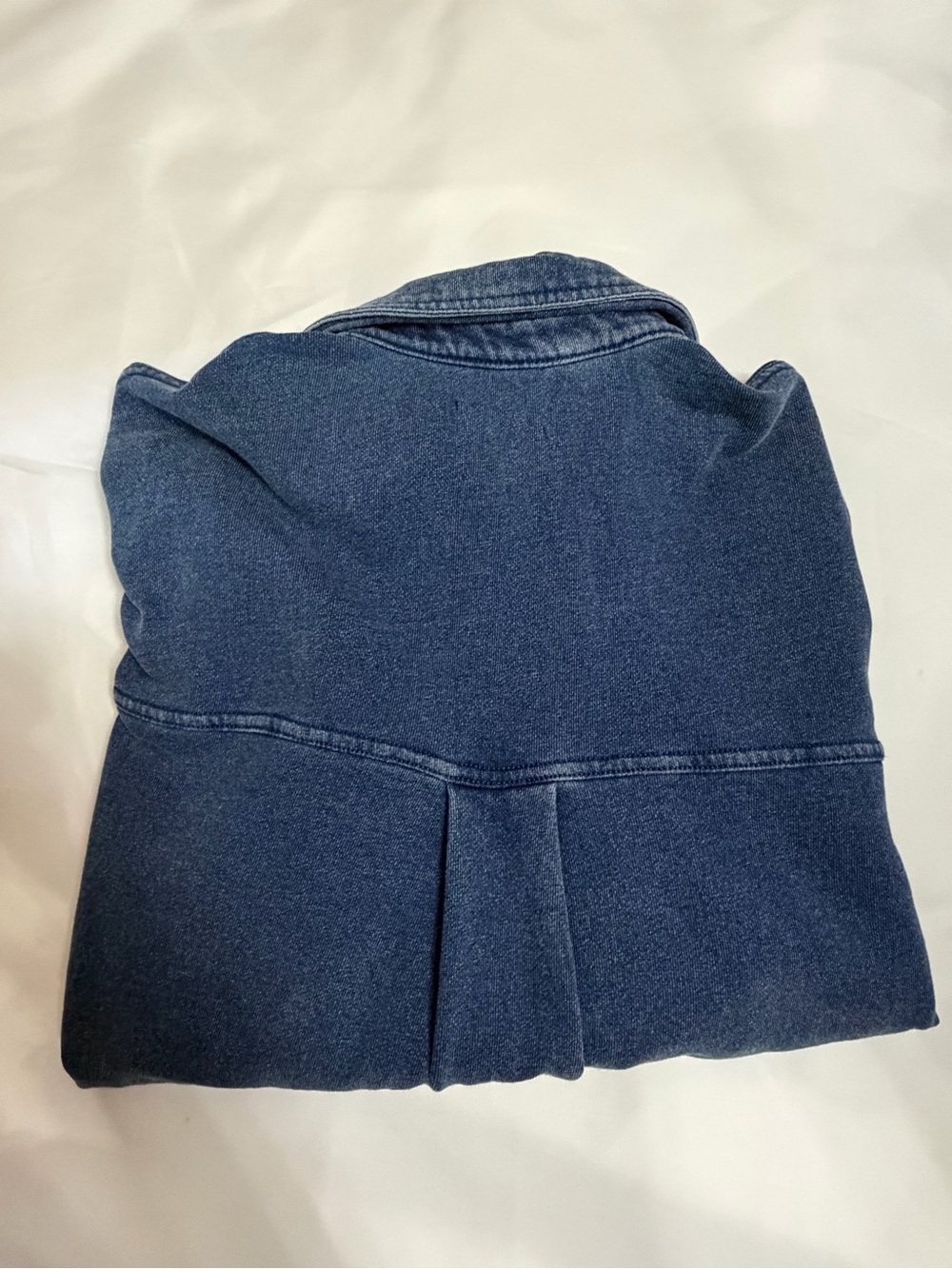 Z Supply All Day Cropped Knit Denim Jacket - Picture 7 of 9